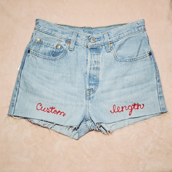 Levi’s 501 denim shorts, size 26 - Picture 11 of 12